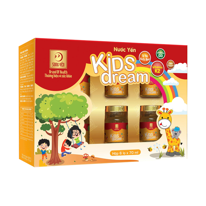 Nước Yến Kids Dream Hộp 6x70ml